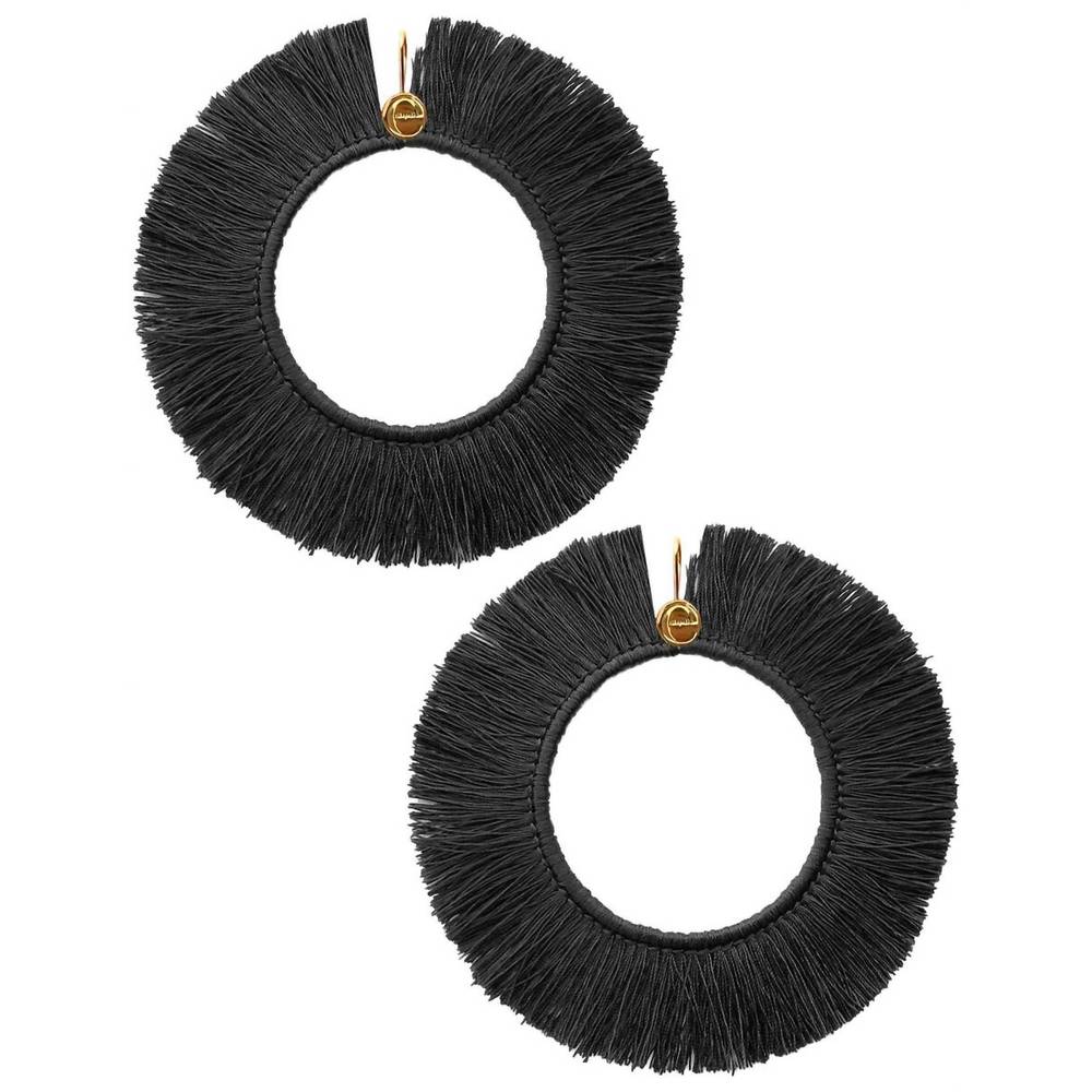 NEW ERIKA PEÑA women's carmen earrings in black